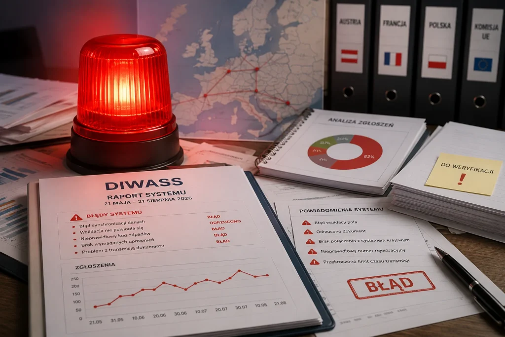 raport działania systemu diwass